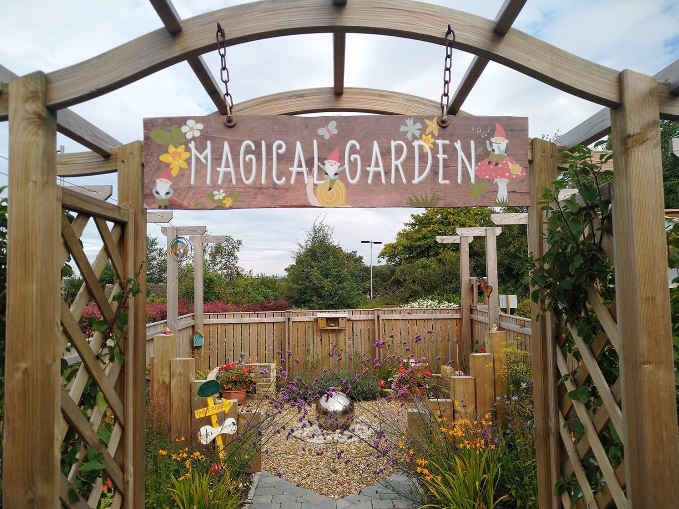 Plant donation for 'Magical Garden' at the Marie Curie Hospice in Bradford